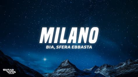 perche italia è uguale a pasta prada e sfera ebbasta|√ MILANO (testo) di BIA .